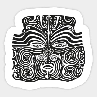 Maori Moko | Tribal Tattoo | New Zealand | Sticker